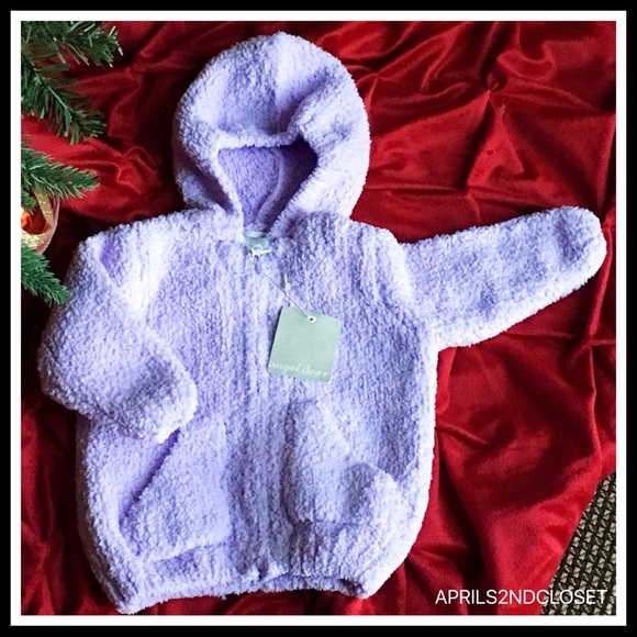 ANGEL DEAR HOODIE FLEECE JACKET HOODED COAT - Picture 3 of 8